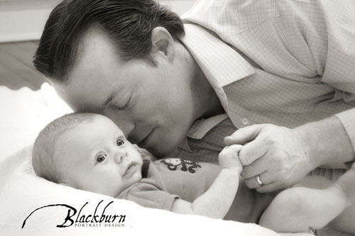I love this picture of Owen with his dad.
