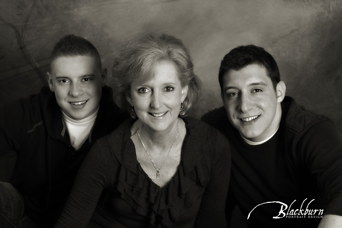 Saratoga Springs Portrait Session of Julie and Her Boys