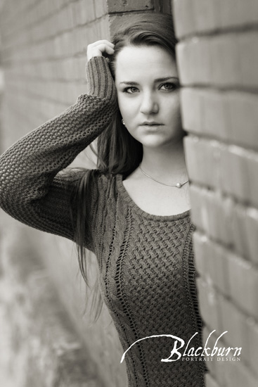 Saratoga Springs High School Senior Portrait Photographer | Black and White Photography