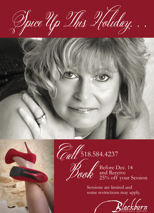 Spice Up This Holiday Season With a Little Saratoga Boudoir Photography