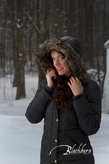 Winter Portrait Sessions Michael Kors Coat