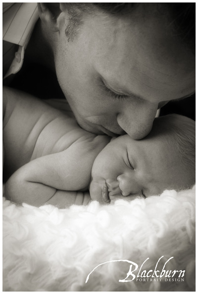 Black and White Fine Art Baby Photo