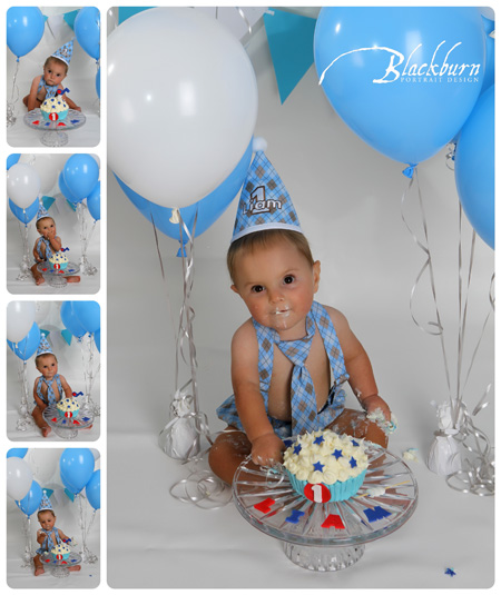 Simply Smashing! | Liam’s Cake Smash Photos | Saratoga Photographer