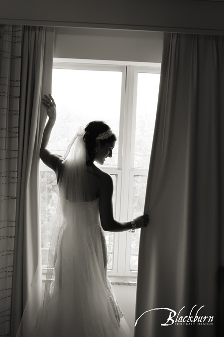 Elegant Bridal Portraits Black and White