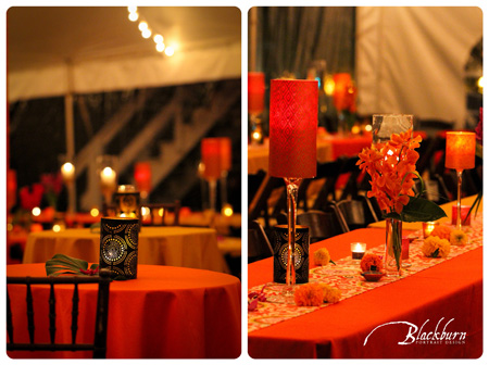 Colorful Tent Wedding Decor Photos
