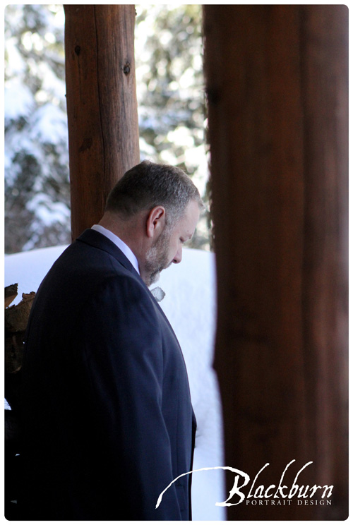 Winter Wedding First Look