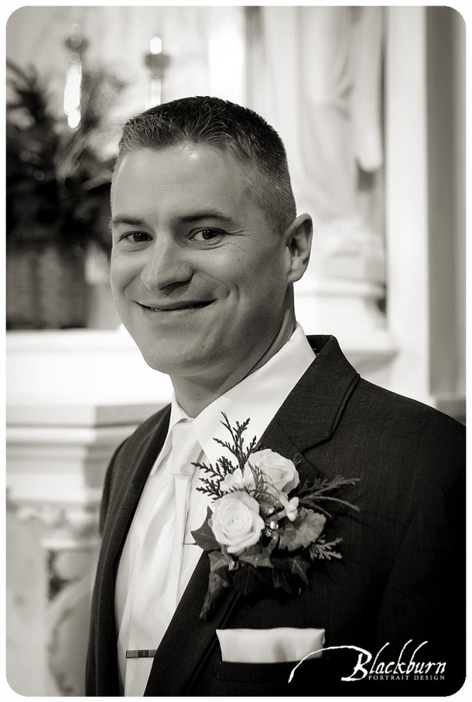 St Agnes Wedding Groom Photo