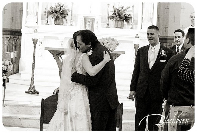 Upstate NY Winter WEdding Ceremony Photo