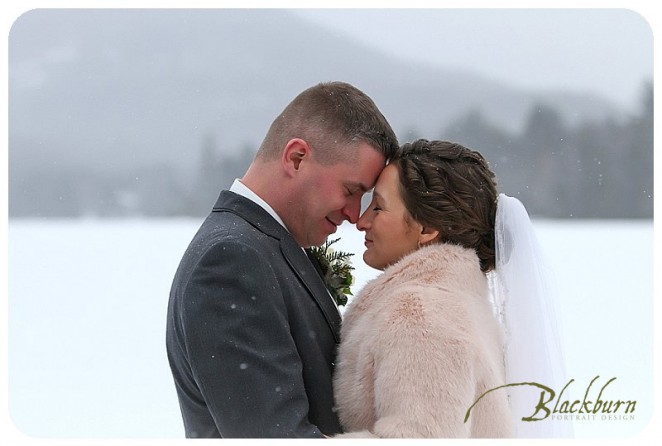 Winter Wedding Photos Lake Placid NY
