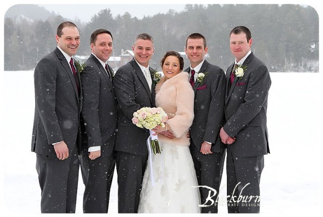 Winter Wedding Photos Lake Placid