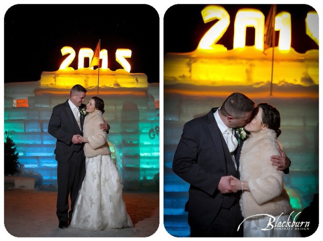 Saranac Lake Ice Palace Wedding Photos