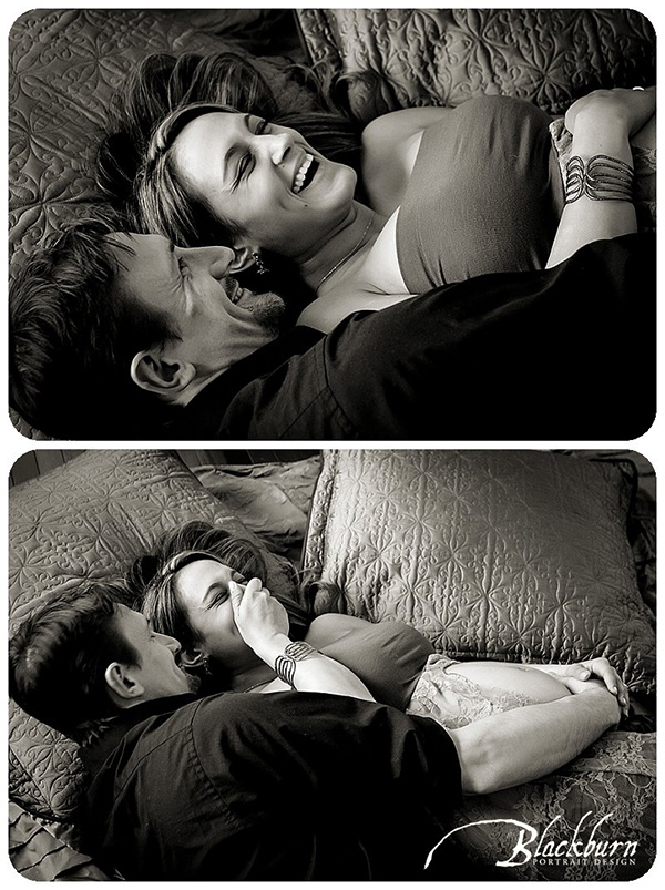 Black and White Maternity Photos