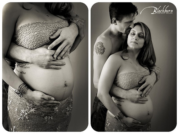 Black and White Maternity Photos Saratoga