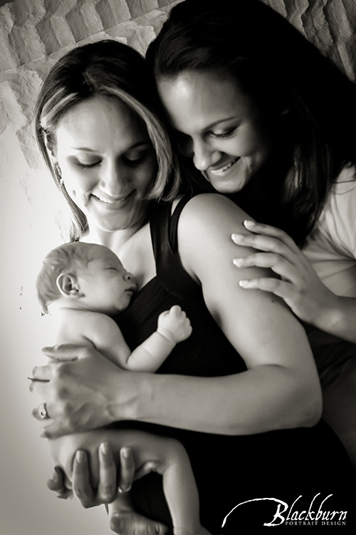 Black and White Newborn Photos