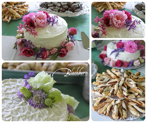 Rustic wedding cakes and desserts