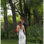 First Look Groom and Bride Photo