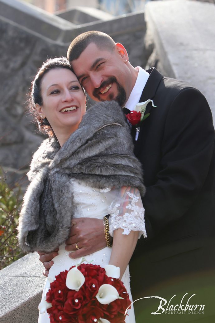 Winter Wedding Congress Park Photo