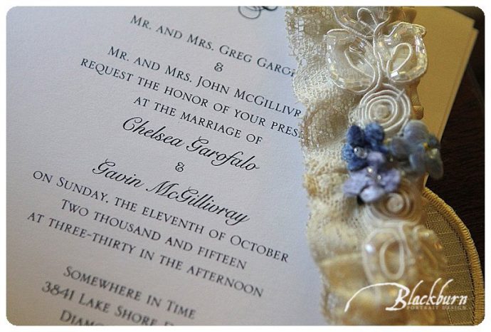 Wedding Invitation Photo Lake George
