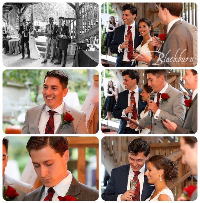Wedding reception toast photos lake george ny