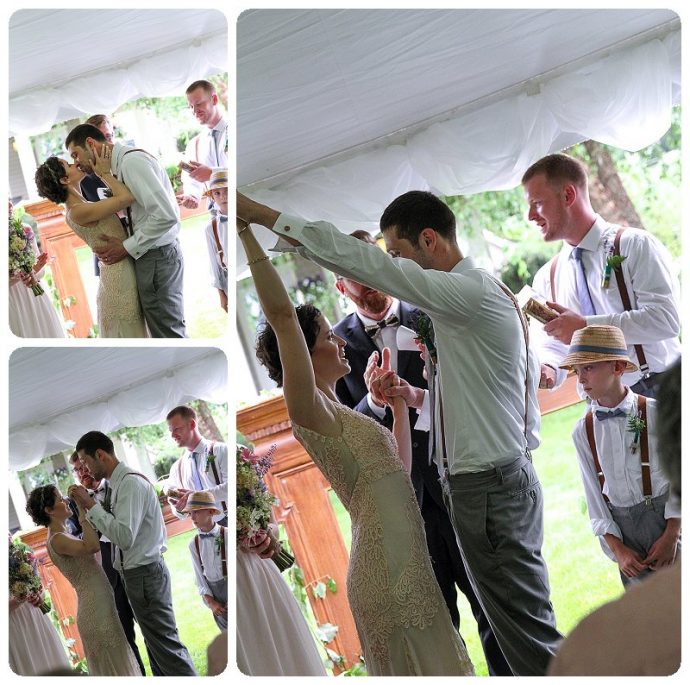 backyard wedding ceremony saratoga springs nY