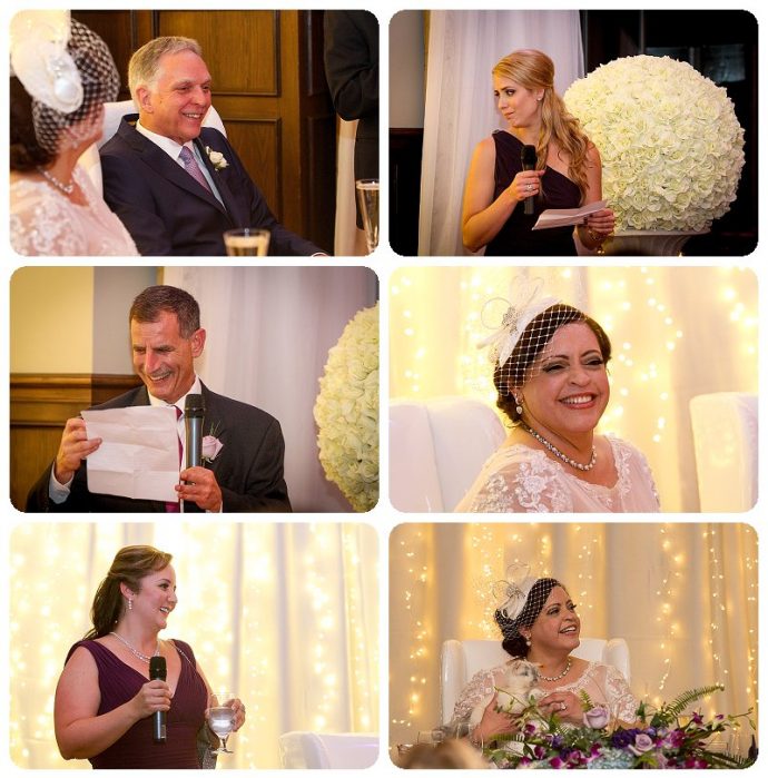 Wedding Reception Toast Photos