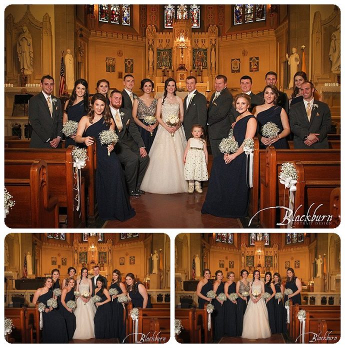 Bridal party wedding photos