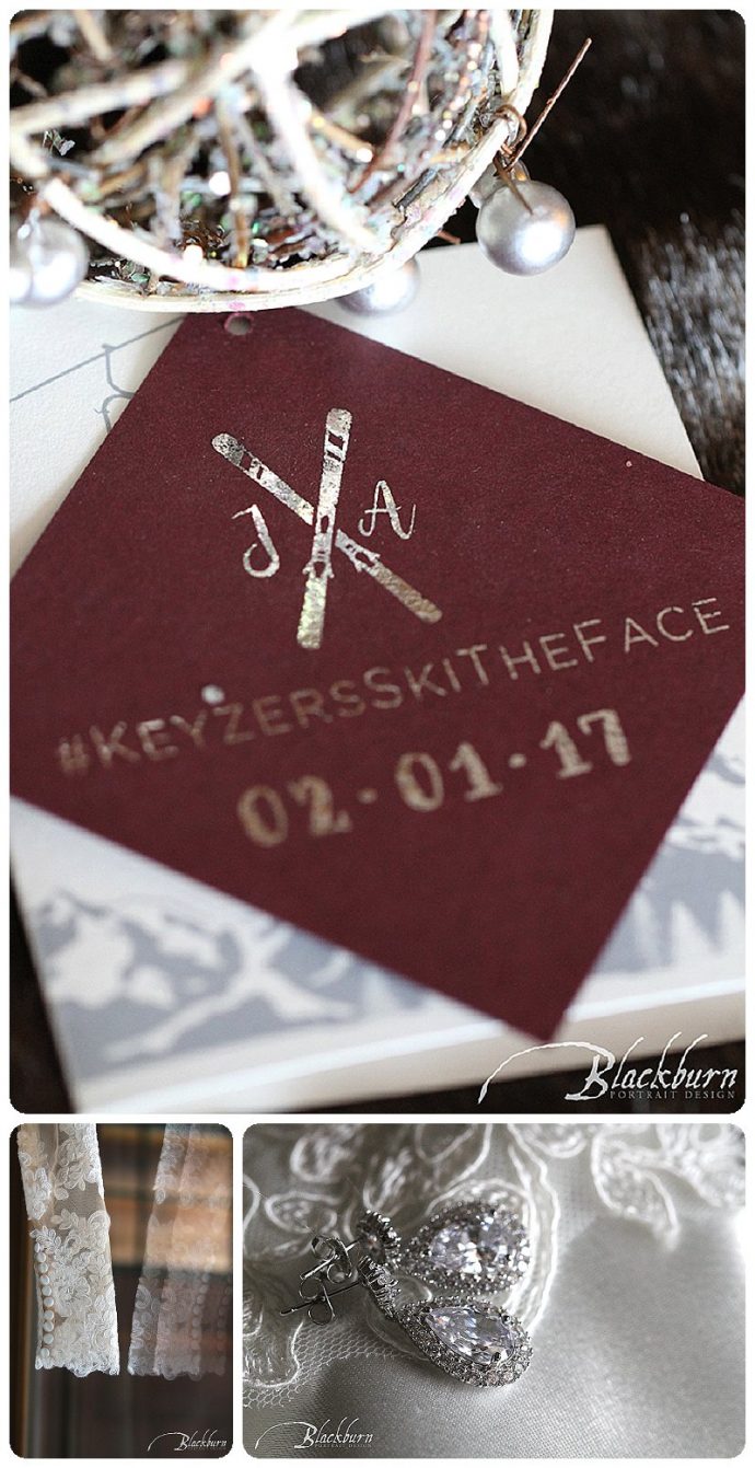 Winter Ski Wedding Photos