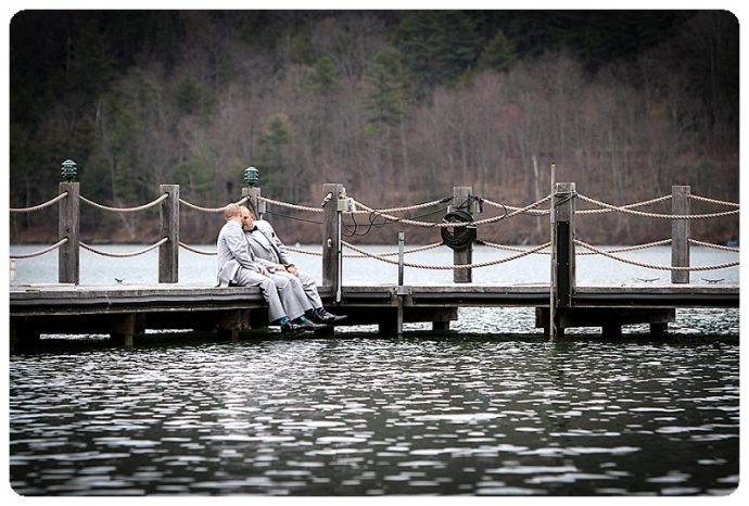 Same Sex Wedding Photo Otesaga