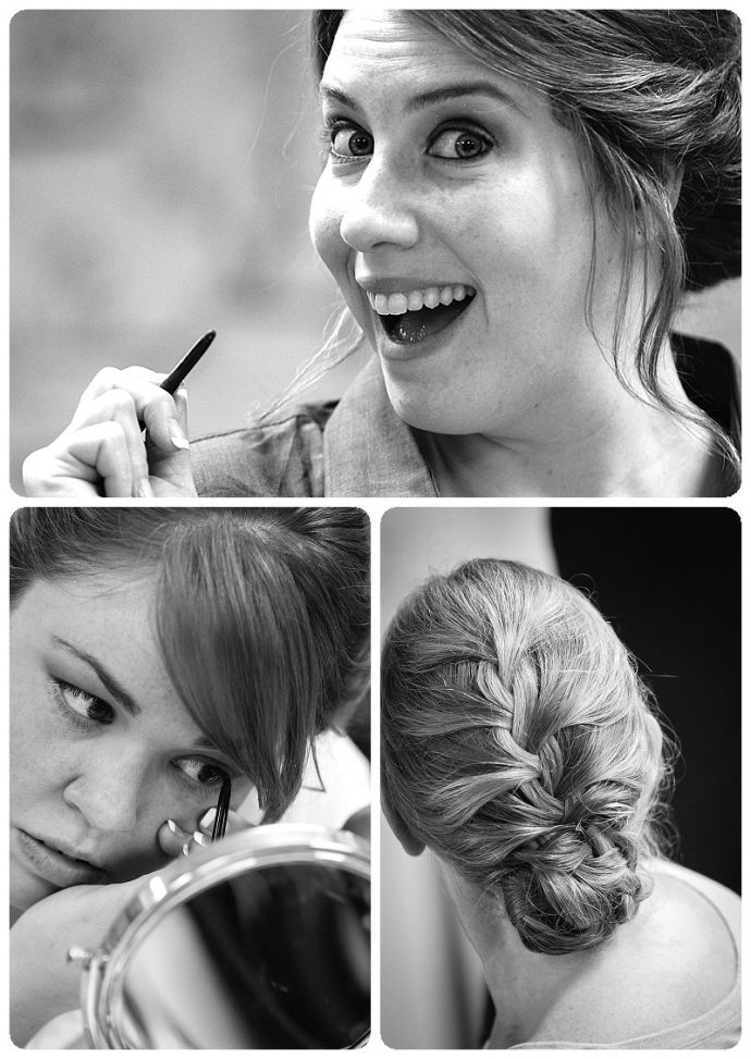 Bridal Party Prep Photo