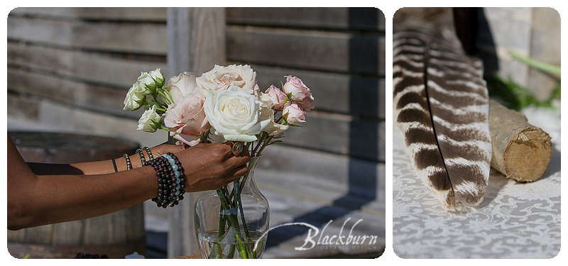 Naturalistic Wedding Ceremony elemants