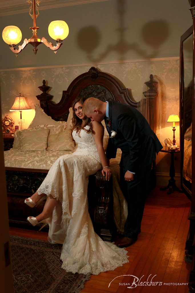 Winter Wedding Photos Mansion Saratoga NY