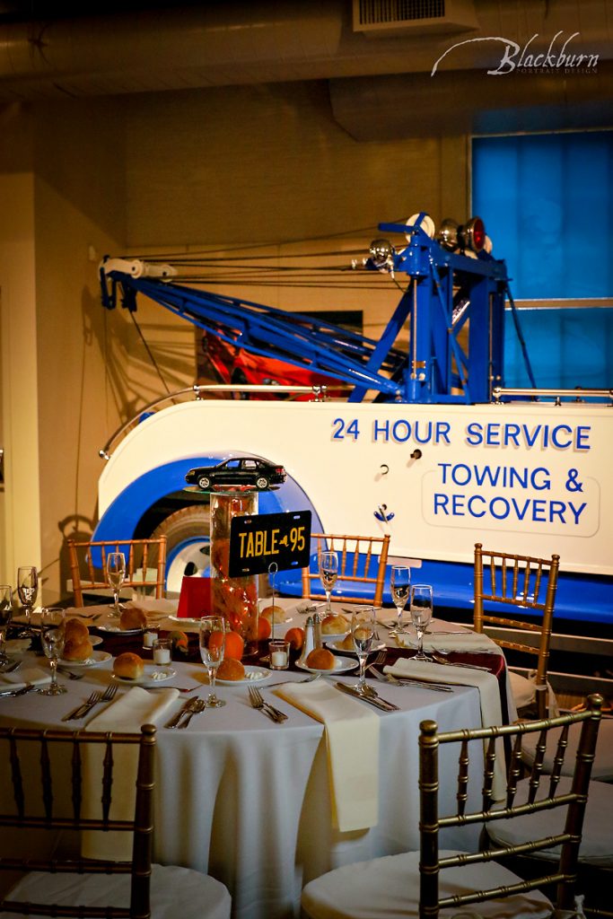 Classic car Wedding Reception