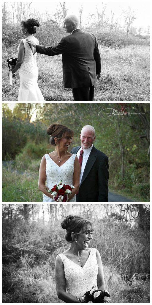 Century House First Look Wedding Photos