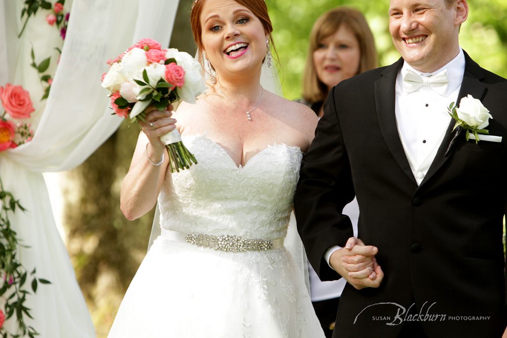 Garden Wedding Ceremony Photo Saratoga Springs NY