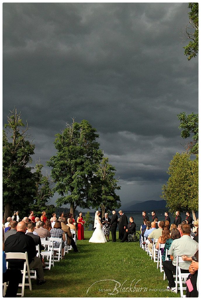 Ft William Henry Lake George Wedding Ceremony Photo