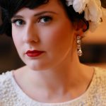 Vintage Bride Wedding Portrait