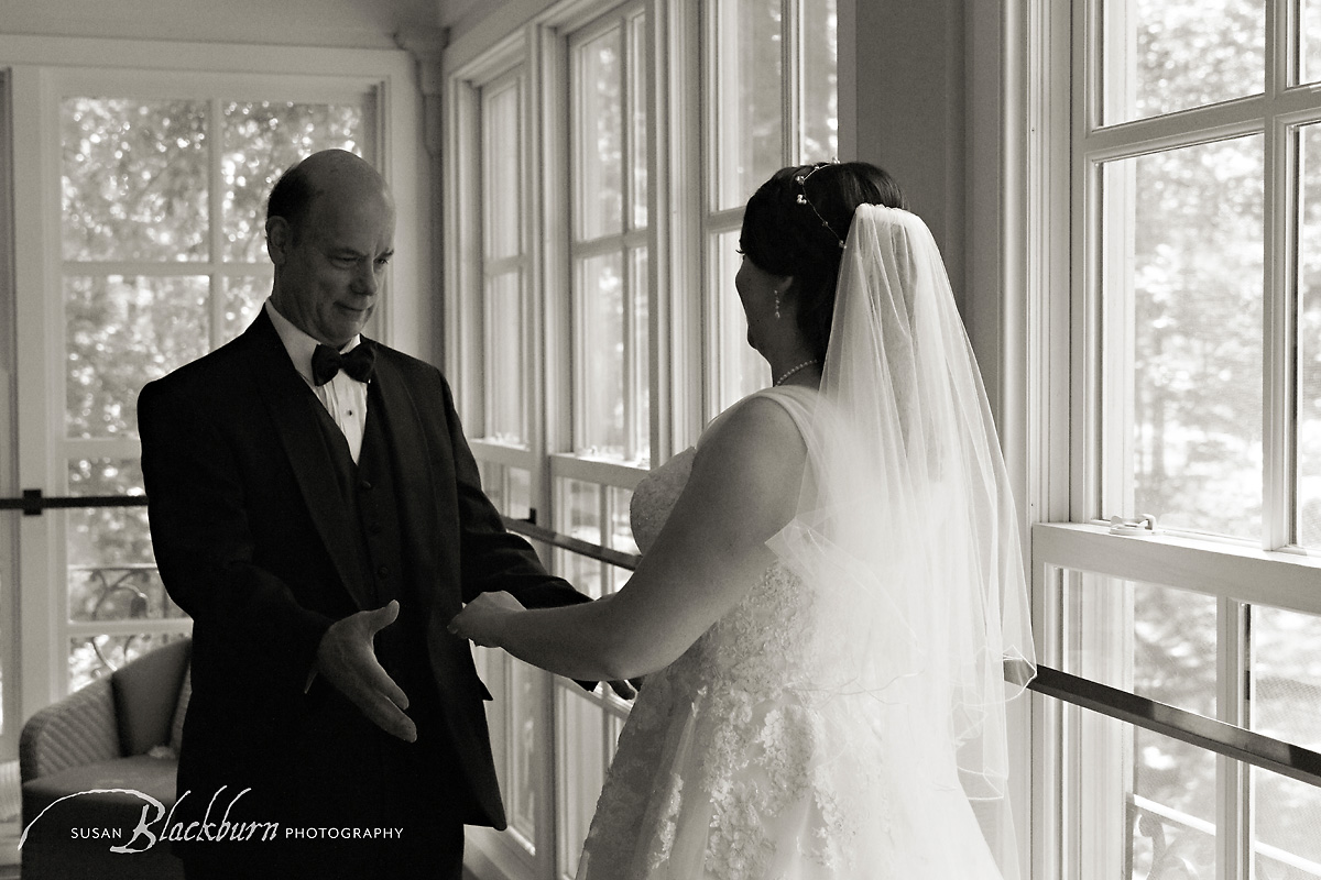 Having a First Look With Your Dad | Saratoga NY Wedding Photography