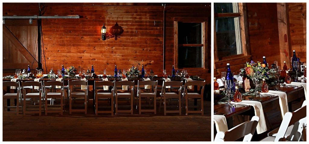 Barn Wedding Reception Photo