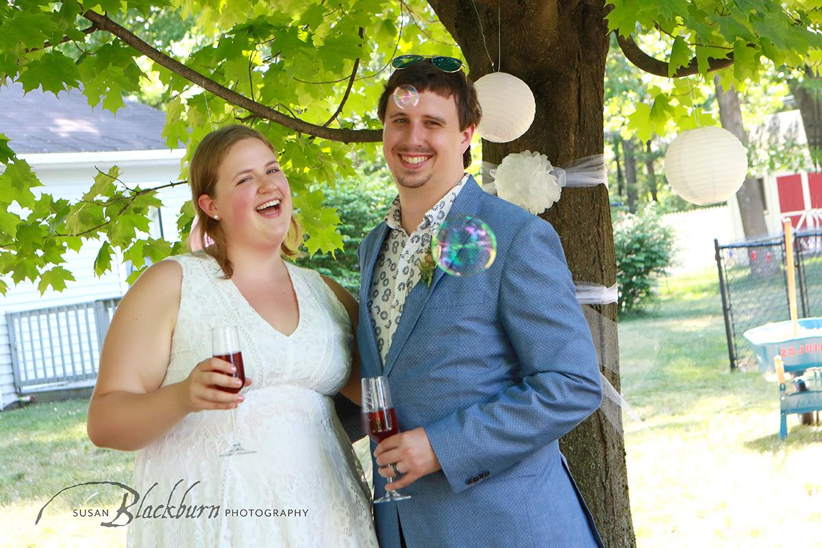 Backyard Micro Wedding Saratoga NY