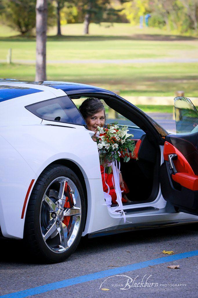 Saratoga Automobile Museum Wedding Photo