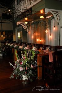 Wedding Reception decor Longfellows NY