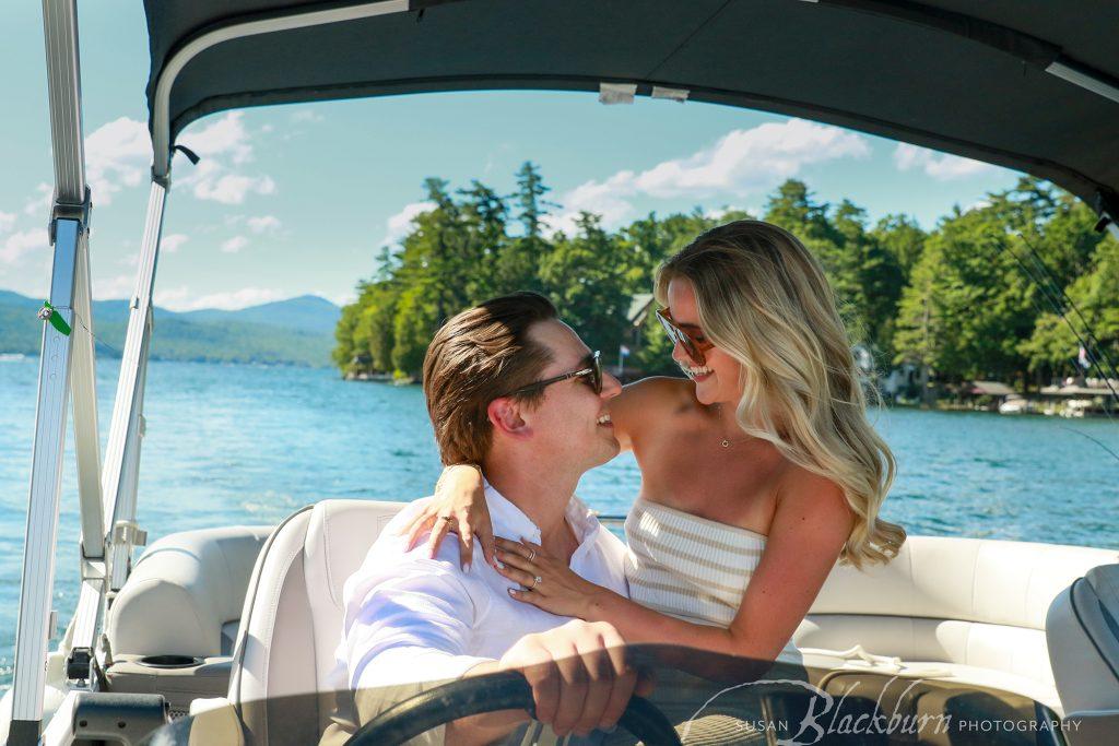 Upstate NY Romantic Engagement Photos Lake George 