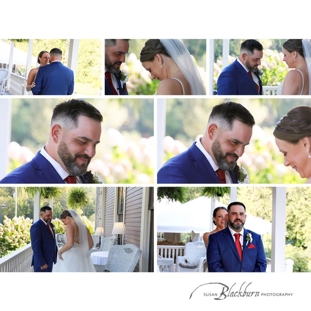 First Look Destination Wedding Photos Saratoga Mansion Inn