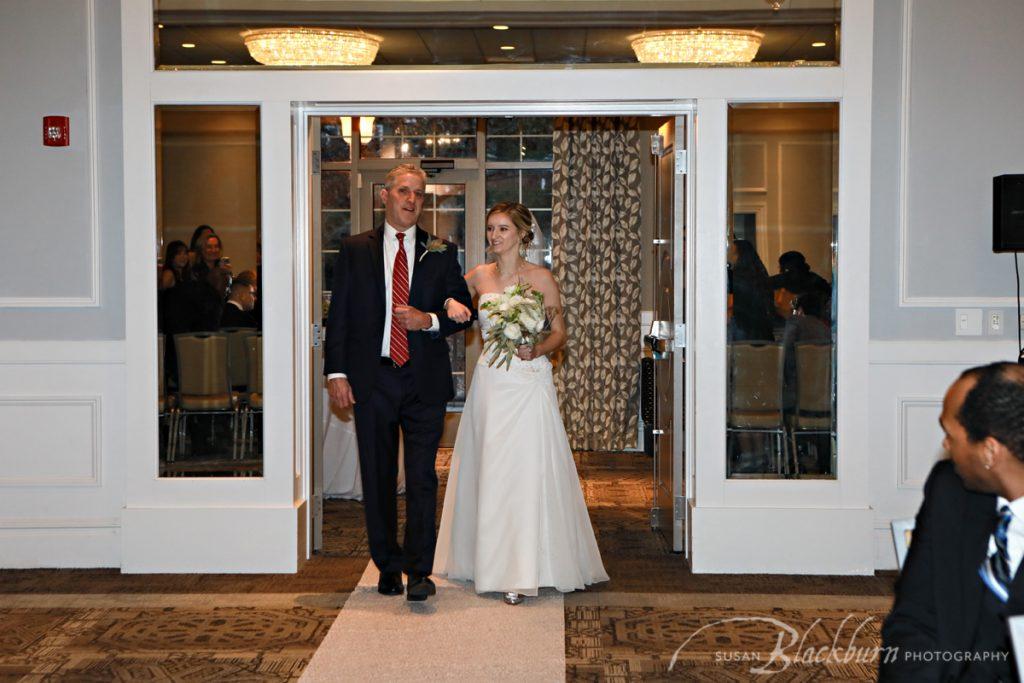 Wedding Ceremony Photo of Bride and her Dad