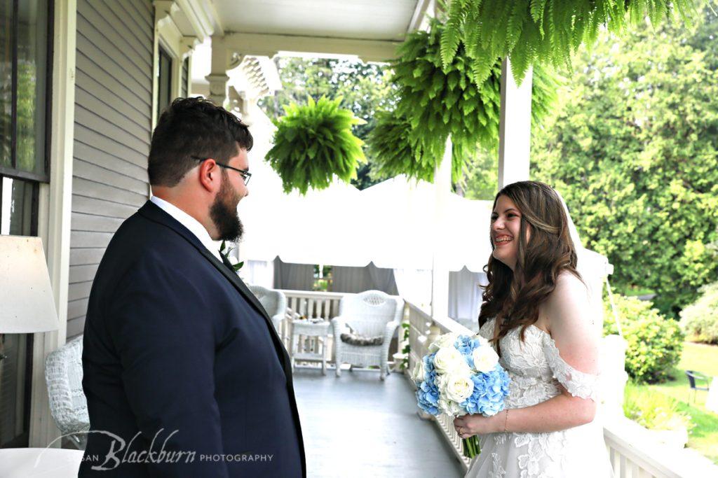 Wedding Day First Look Photo